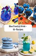 Image result for Food Graphics Blue and White