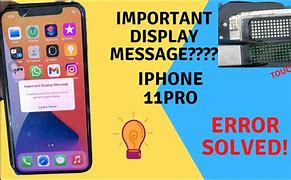 Image result for Important Display Message iPhone 11