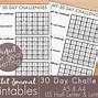 Image result for Empty Blank 30-Day Habits Tracker Template