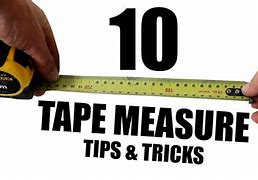 Image result for Tape-Measure Tricks