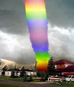 Image result for Rainbow Lightning Tornado Storms