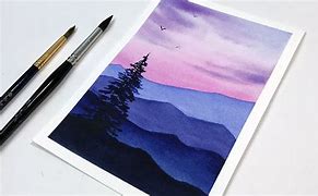 Image result for purple watercolors paint tutorials