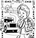 Image result for Kindergarten Kids Coloring Page