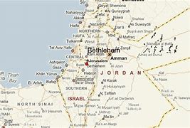 Image result for Bethlehem Location Map