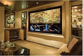 Image result for Hidden Flat Screen TV Cabinets