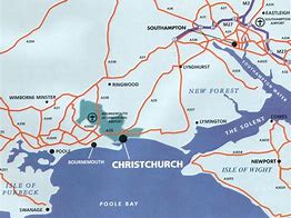 Image result for Christchurch UK Map