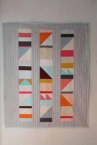 Image result for Modern Geometric Quilt Designs