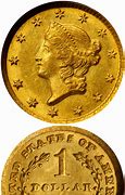 Image result for 1853 Gold Dollar