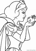 Image result for Snow White Apple Outline