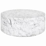 Image result for Round White Marble Coffee Table