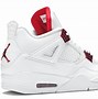 Image result for Air Jordan 4 Red and White