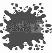 Image result for Paint Splat Clip Art Black and White