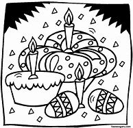 Image result for Easter Cake Coloring Pages