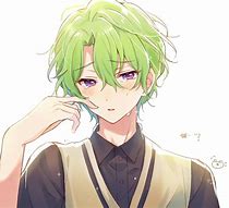 Image result for Mint Green Anime Boy