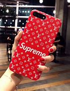 Image result for Supreme iPhone 7 Case Pink Phone