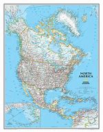 Image result for North America Geographic Map