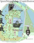 Image result for Osaka Place of Interest Map