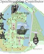 Image result for Map of Osaka Attractions