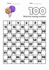 Image result for Counting 100 Worksheet