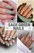 Image result for Sage Green Nail Art Designs