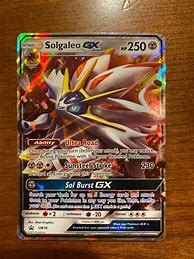Image result for Solgaleo GX Pokemon Card