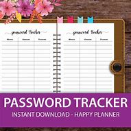 Image result for Password Notebook