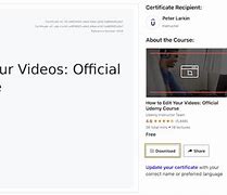Image result for New Udemy Certificate
