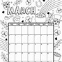 Image result for Free Fillable March Calendar