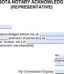 Image result for Blank Notary Acknowledgement Form