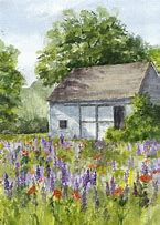 Image result for Easy Watercolor Cottages