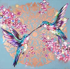 Sian Storey Art | Hummingbird painting, Hummingbird art, Bird art