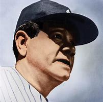 Image result for Babe Ruth Art