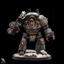 Image result for Space Wolves Contemptor Dreadnought