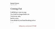 Image result for Coming Out Poems