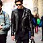 Image result for Men Wearing Biker Leather Jackets