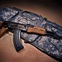 Image result for Wallpaper Black Background AK-47