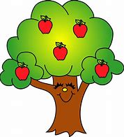 Image result for Clip Art of Apple Tree
