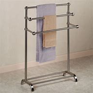 Image result for Freestanding Towel Rack