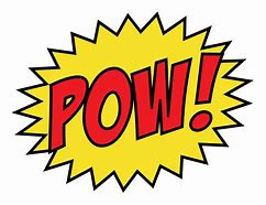 Image result for Superhero Pow Signs