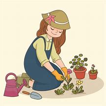Image result for Clip Art of Gardening