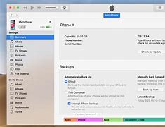 Image result for iTunes Backup Screen