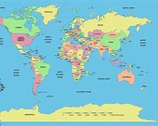 Image result for Actual Size World Map Countries