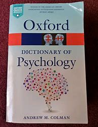 Image result for Oxford Dictionary of Psychology