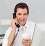 Image result for Person On Phone at Desk