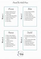 Image result for 30-Day Meal Plan Calendar