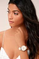 Image result for Curve Watch Rose Gold and Black Woman