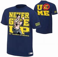 Image result for John Cena Blue Shirt