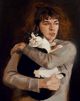 Image result for Jealous Cat Painting