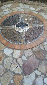 Image result for Pebble Mosaic Garden Designs