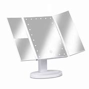 Image result for Stand Mirror Makeup Lights Magification Tri-Fold 20 X20 Inch